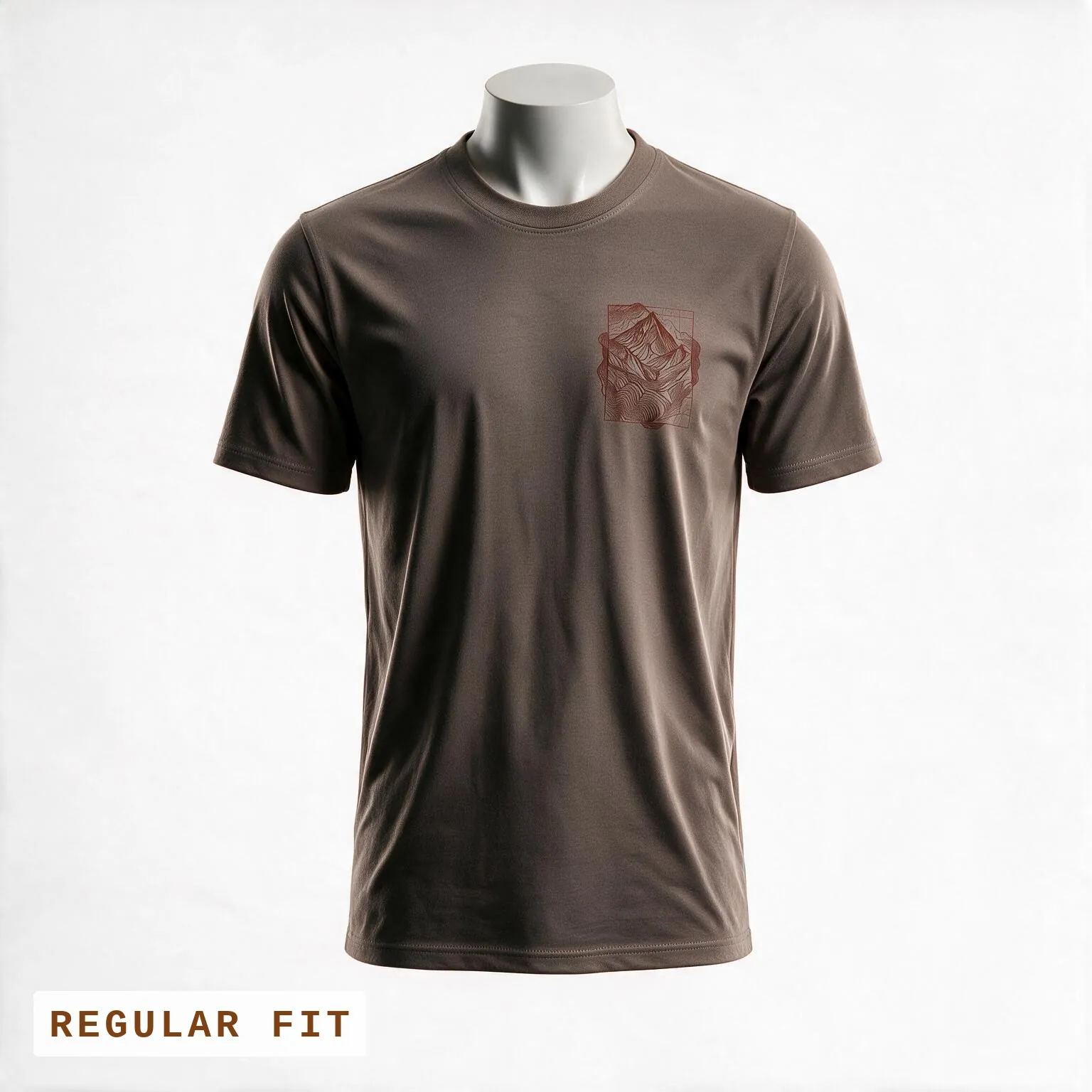 Hajar Mountains — Regular, regular fit, front view showing the set-in shoulder and classic cut